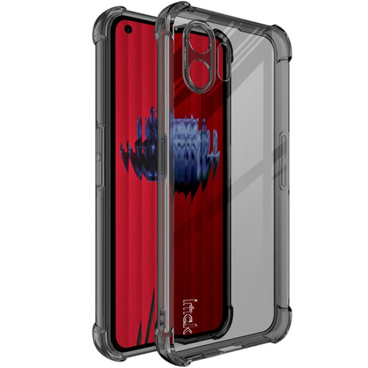 For Nothing Phone2 5G imak Shockproof Airbag TPU Phone Case(Transparent Black) - Nothing Cases by imak | Online Shopping UK | buy2fix