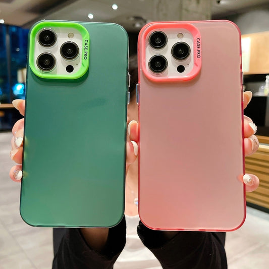 For iPhone XS Max IMD Colorful Gradient Acrylic Phone Case(Silver) - More iPhone Cases by buy2fix | Online Shopping UK | buy2fix