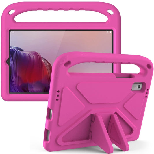 For Lenovo Tab M9 2023 Handle Portable EVA Shockproof Tablet Case(Rose Red) - Lenovo by buy2fix | Online Shopping UK | buy2fix