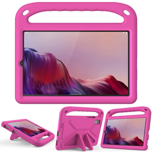 For Lenovo Tab M9 2023 Handle Portable EVA Shockproof Tablet Case(Rose Red) - Lenovo by buy2fix | Online Shopping UK | buy2fix