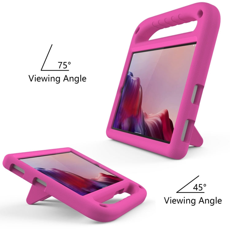 For Lenovo Tab M9 2023 Handle Portable EVA Shockproof Tablet Case(Rose Red) - Lenovo by buy2fix | Online Shopping UK | buy2fix