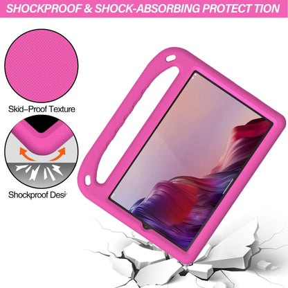 For Lenovo Tab M9 2023 Handle Portable EVA Shockproof Tablet Case(Rose Red) - Lenovo by buy2fix | Online Shopping UK | buy2fix