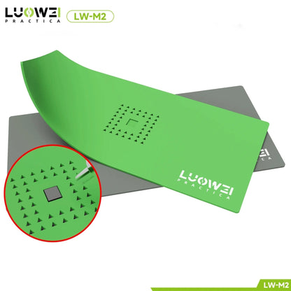 Luowei LW-M2 Multi-function Microscope Repair Silicone Pad Tin Planting Platform(Grey) - Working Mat by LUOWEI | Online Shopping UK | buy2fix