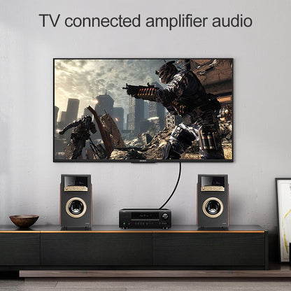 2m EMK OD2.2mm Digital Audio Optical Fiber Cable Plastic Speaker Balance Cable(White) - Audio Optical Cables by EMK | Online Shopping UK | buy2fix