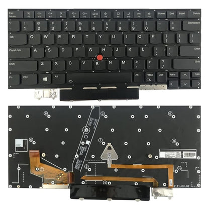 For Lenovo Thinkpad X1C / X1 Carbon 2021 US Version Laptop Backlight Keyboard - Lenovo Spare Parts by buy2fix | Online Shopping UK | buy2fix