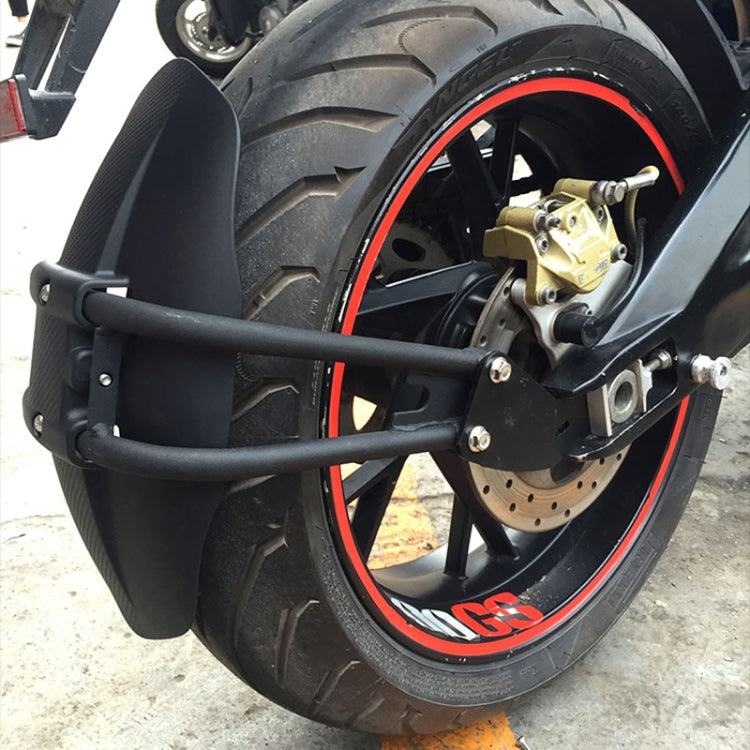 Motorcycle Stainless Steel Modified Rear Wheel Fender Dustproof Splash Flaps Mudguards Fender Guard, Style:B Style Foot - Others by buy2fix | Online Shopping UK | buy2fix