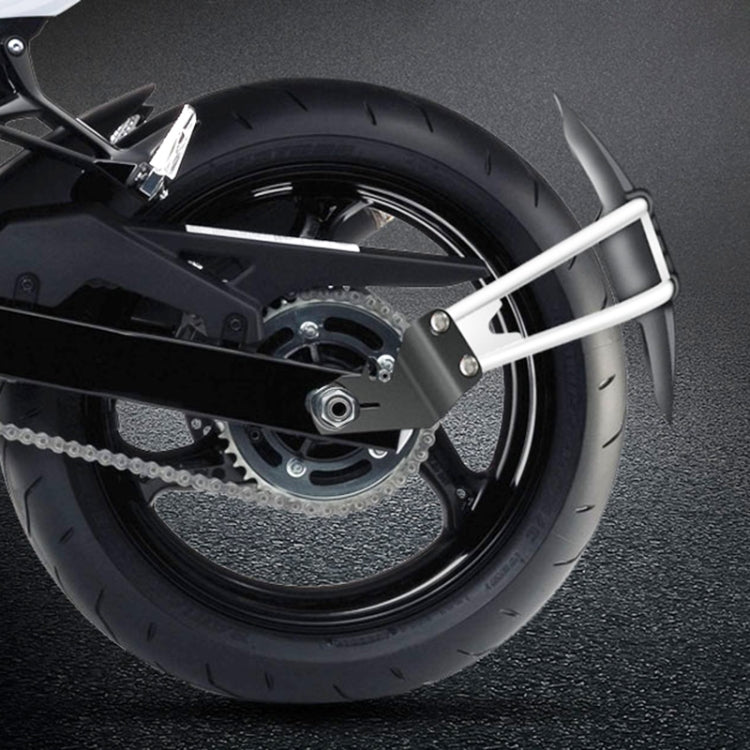 Motorcycle Stainless Steel Modified Rear Wheel Fender Dustproof Splash Flaps Mudguards Fender Guard, Style:E Style Foot - Others by buy2fix | Online Shopping UK | buy2fix