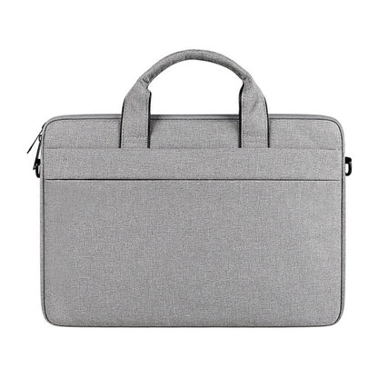 For 13.3 inch ST01S Waterproof Oxford Laptop Diagonal Shoulder Handbag(Light Grey) by buy2fix