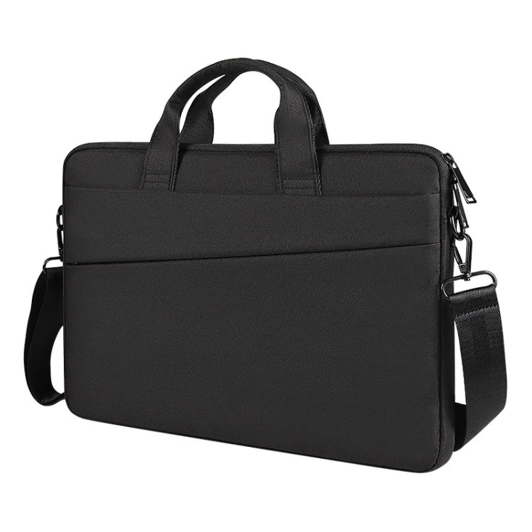 For 13.3 inch ST01S Waterproof Oxford Laptop Diagonal Shoulder Handbag(Black) by buy2fix