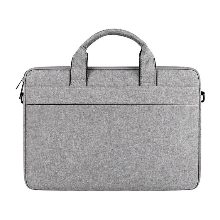 For 15.6 inch ST01S Waterproof Oxford Laptop Diagonal Shoulder Handbag(Light Grey) by buy2fix