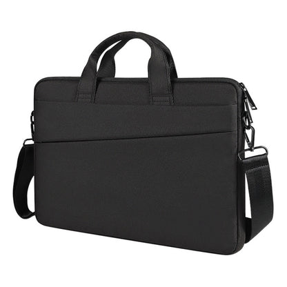 For 15.6 inch ST01S Waterproof Oxford Laptop Diagonal Shoulder Handbag(Black) by buy2fix