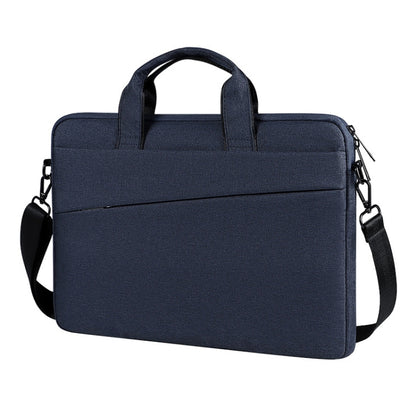 For 15.6 inch ST01S Waterproof Oxford Laptop Diagonal Shoulder Handbag(Navy Blue) by buy2fix