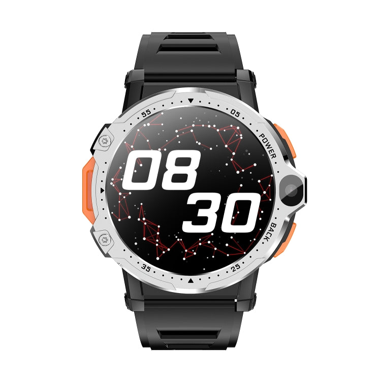 ZGP PG999 1.54 inch HD Round Screen 4G Smart Watch Android 8.1, Specification:2GB+16GB(Silver) by buy2fix
