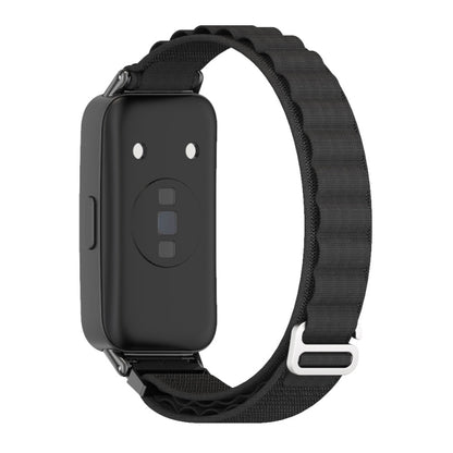 For Huawei Band 8 / 9 / 10 Mijobs Nylon Breathable Watch Band(Black) - Watch Bands by MIJOBS | Online Shopping UK | buy2fix