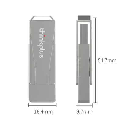 Lenovo Thinkplus USB 3.0 Rotating Flash Drive, Memory:32GB(Silver) - USB Flash Drives by Lenovo | Online Shopping UK | buy2fix