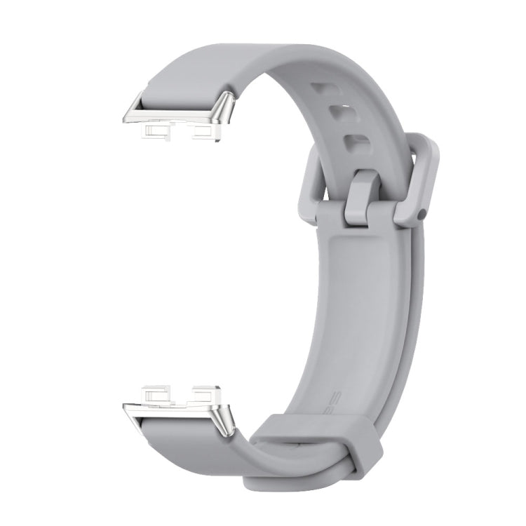 For Huawei Band 8 / 9 / 10 Mijobs Silicone Breathable Watch Band(Grey) - Watch Bands by MIJOBS | Online Shopping UK | buy2fix