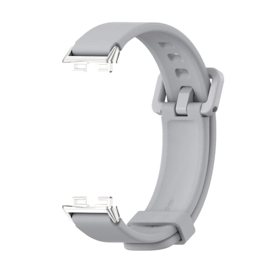 For Huawei Band 8 / 9 / 10 Mijobs Silicone Breathable Watch Band(Grey) - Watch Bands by MIJOBS | Online Shopping UK | buy2fix