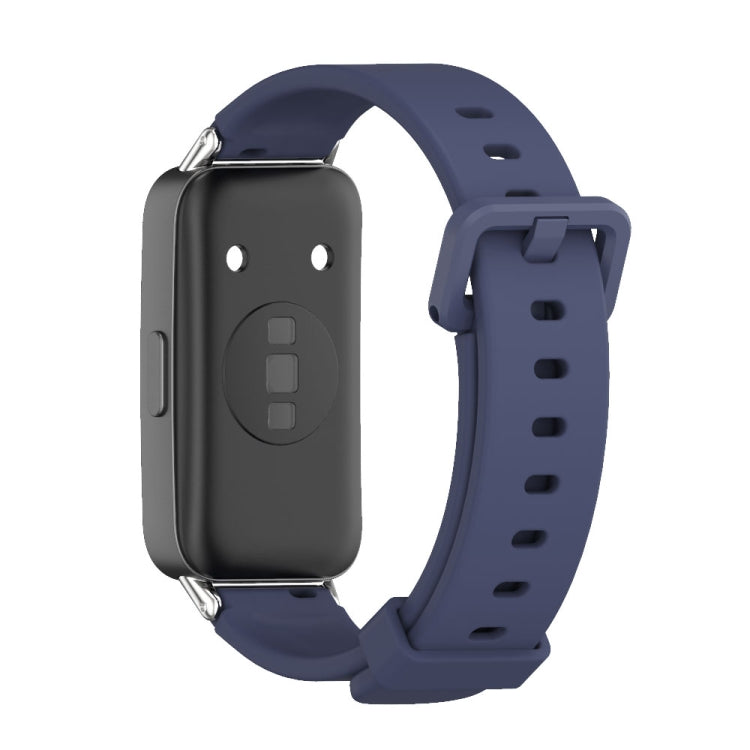 For Huawei Band 8 / 9 / 10 Mijobs Silicone Breathable Watch Band(Midnight Blue) - Watch Bands by MIJOBS | Online Shopping UK | buy2fix