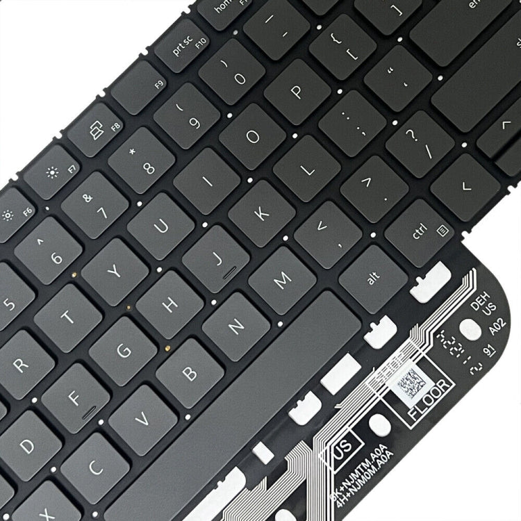 For Dell Inspiron 15-3511 3515 5510 7510 16-7610 US Version Backlight Laptop Keyboard(Black) by buy2fix