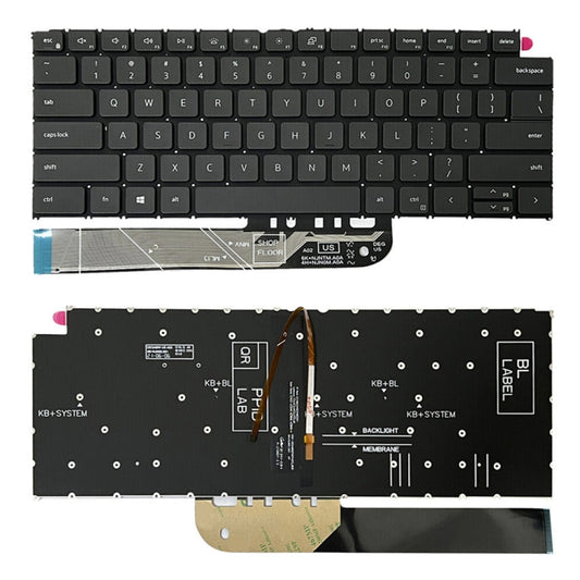For Dell Vostro 5310 5320 5410 Latitude 3320 3420 US Version Backlight Laptop Keyboard(Black) by buy2fix