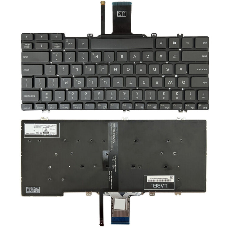 For Dell Latitude 7300 5300 5200 US Version Backlight Laptop Keyboard(Black) by buy2fix