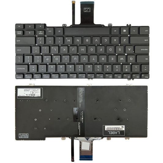 For Dell Latitude 7300 5300 5200 US Version Backlight Laptop Keyboard(Black) by buy2fix
