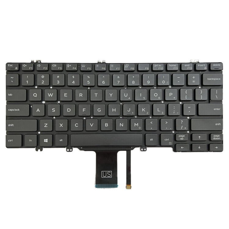 For Dell Latitude 7300 5300 5200 US Version Backlight Laptop Keyboard(Black) by buy2fix
