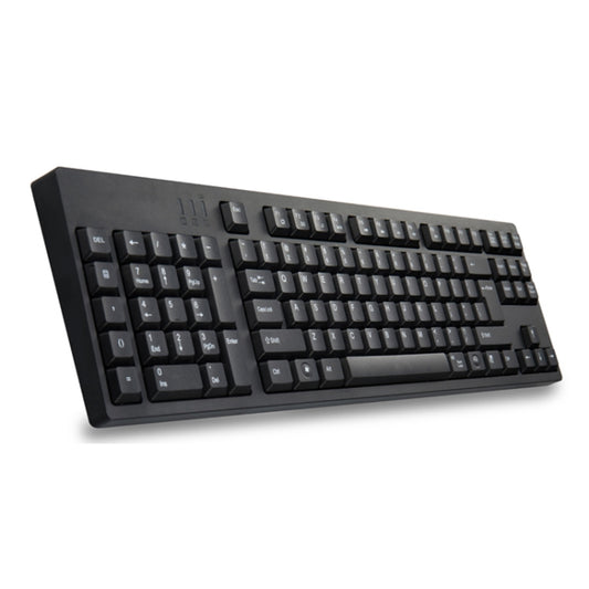 Wired USB Left Hand Keyboard with Dual HUB Function(Black) - Wired Keyboard by buy2fix | Online Shopping UK | buy2fix