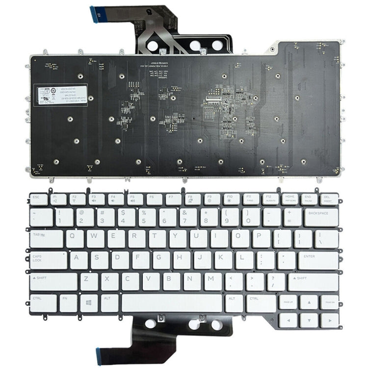 For Dell Alienware M15 / R3 / R4 US Version RGB Backlight Laptop Keyboard(White 0Y00RH) by buy2fix