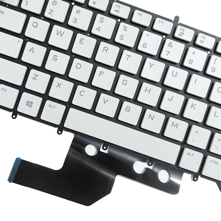 For Dell Alienware M15 / R3 / R4 US Version RGB Backlight Laptop Keyboard(White 0Y00RH) by buy2fix