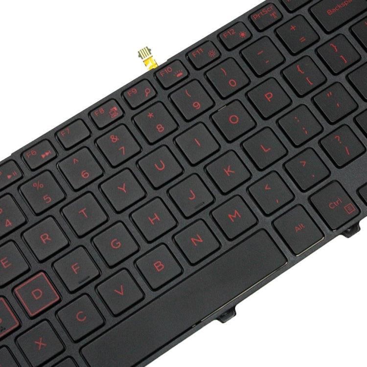 Backlight Laptop Keyboard For Dell 15-9550 / 15-3000 / 15-5542(Red Word) by buy2fix