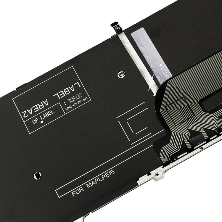 Backlight Laptop Keyboard For Dell 15-9550 / 15-3000 / 15-5542(Red Word) by buy2fix