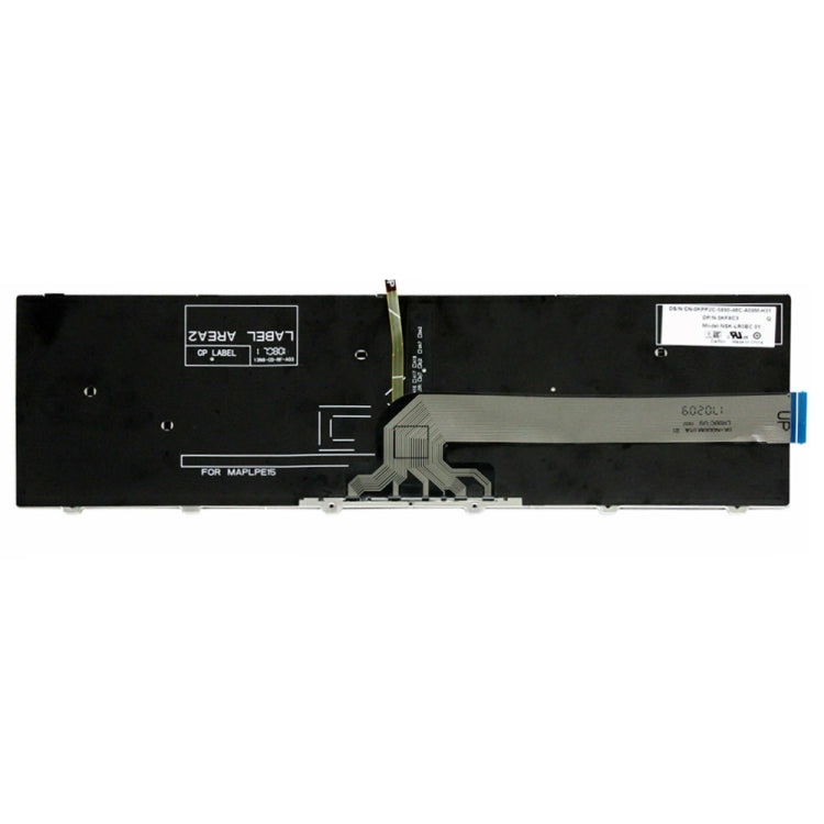 Backlight Laptop Keyboard For Dell 15-9550 / 15-3000 / 15-5542(White Word) by buy2fix