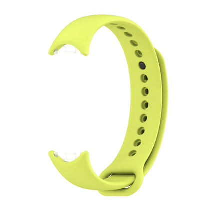 For Xiaomi Smart Band 10 / 9 / 8 Mijobs Solid Color Silicone Watch Band(Grass Green) - Watch Bands by buy2fix | Online Shopping UK | buy2fix