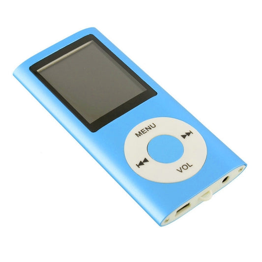 1.8 inch TFT Screen Metal MP4 Player With 16G TF Card+Earphone+Cable(Blue) - MP4 Player by buy2fix | Online Shopping UK | buy2fix