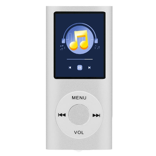 1.8 inch TFT Screen Metal MP4 Player With Earphone+Cable(Silver) - MP4 Player by buy2fix | Online Shopping UK | buy2fix