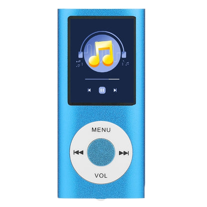 1.8 inch TFT Screen Metal MP4 Player With Earphone+Cable(Blue) - MP4 Player by buy2fix | Online Shopping UK | buy2fix