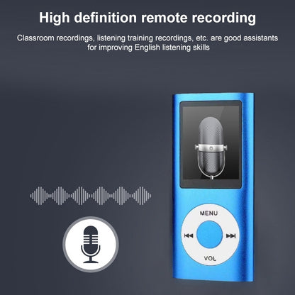 1.8 inch TFT Screen Metal MP4 Player With 16G TF Card+Earphone+Cable(Black) - MP4 Player by buy2fix | Online Shopping UK | buy2fix