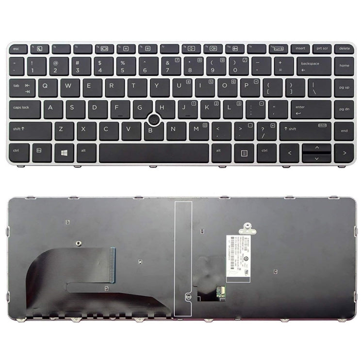 For HP EliteBook 840 G3 Fingerless US Version Laptop Backlight Keyboard by buy2fix
