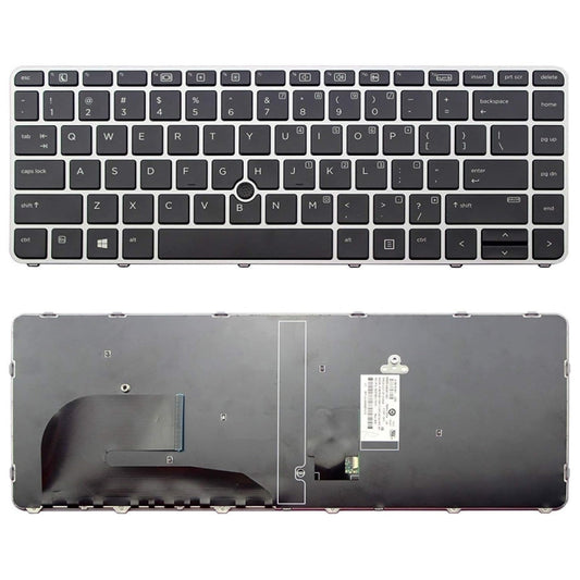 For HP EliteBook 840 G3 Fingerless US Version Laptop Backlight Keyboard by buy2fix