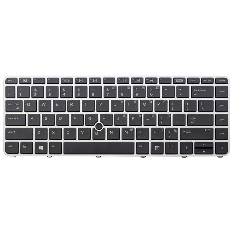 For HP EliteBook 840 G3 Fingerless US Version Laptop Backlight Keyboard by buy2fix
