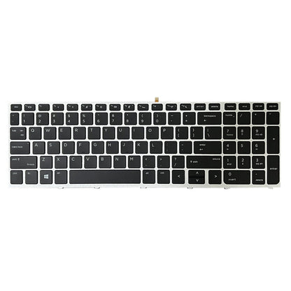 For HP ProBook 650 G4 Silver Frame US Version Laptop Backlight Keyboard by buy2fix