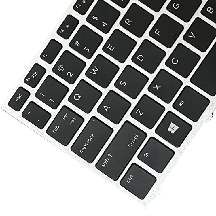 For HP ProBook 650 G4 Silver Frame US Version Laptop Backlight Keyboard by buy2fix