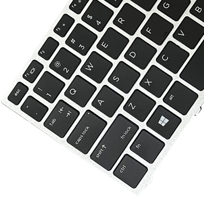 For HP ProBook 650 G4 Silver Frame US Version Laptop Backlight Keyboard by buy2fix