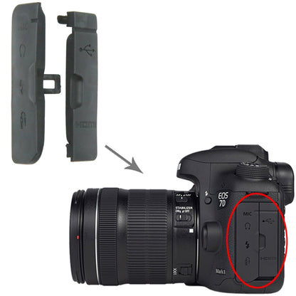 For Canon EOS 7D Mark II OEM USB Cover Cap by buy2fix