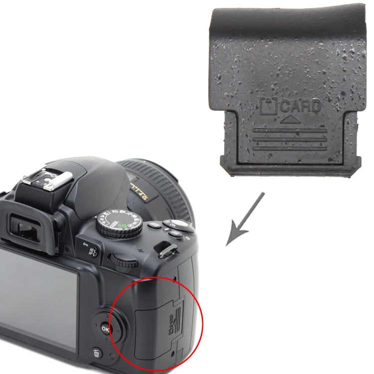 For Nikon D3000 SD Card Slot Compartment Cover by buy2fix