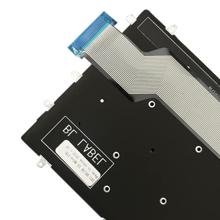 Backlight Laptop Keyboard For Dell G3 3579 3779 / G5 5587 / G7 7588(White Word) by buy2fix