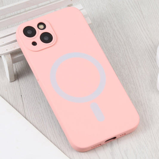 For iPhone 15 Liquid Silicone Magsafe Phone Case(Pink) - iPhone 15 Cases by buy2fix | Online Shopping UK | buy2fix