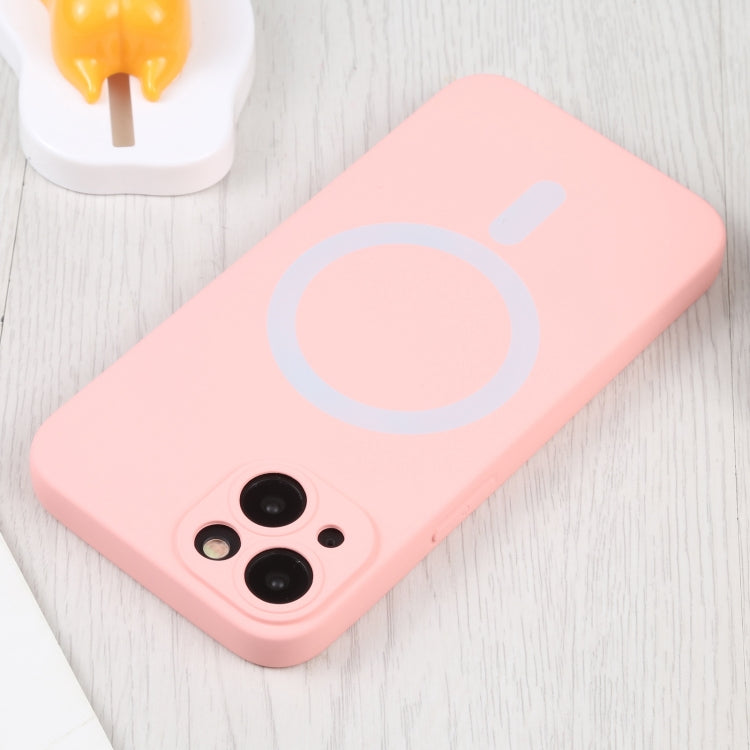 For iPhone 15 Liquid Silicone Magsafe Phone Case(Pink) - iPhone 15 Cases by buy2fix | Online Shopping UK | buy2fix