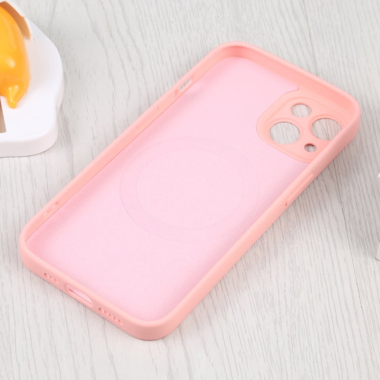 For iPhone 15 Liquid Silicone Magsafe Phone Case(Pink) - iPhone 15 Cases by buy2fix | Online Shopping UK | buy2fix